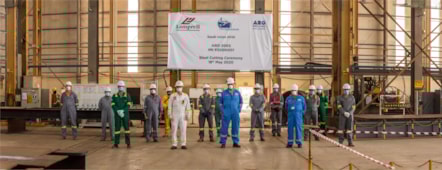 ARO Steel Cutting Ceremony