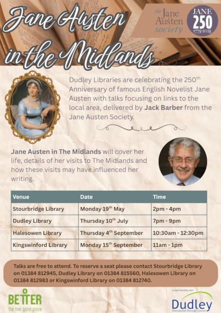 jane austen talks timetable