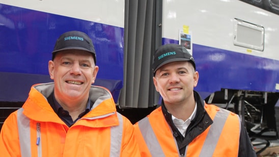 Mayor Luke Campbell MBE visits Siemens Goole Rail Village: Luke Campbell 1