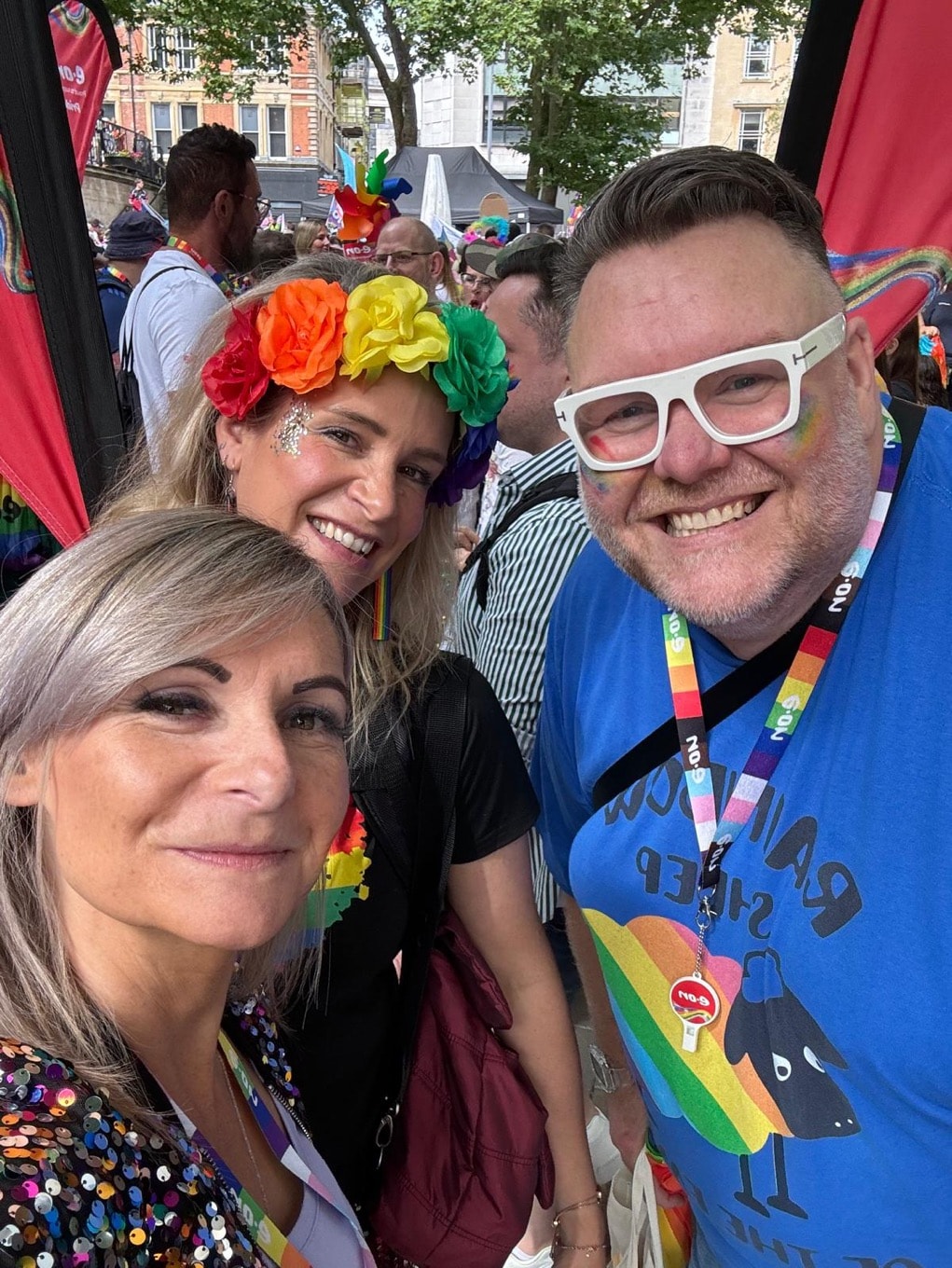 Colleagues at Notts Pride 2024-2