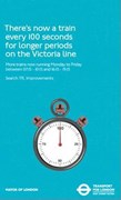 TfL Image - Victoria line services poster