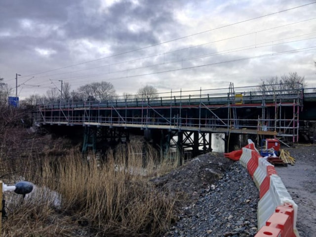 River Gryffe bridge 230126: River Gryffe bridge 230126