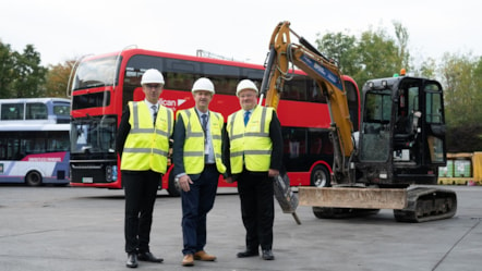 L-R Cllr Jeff Henry, Cllr Mark Platt and Piers Marlow, MD First East of England v1