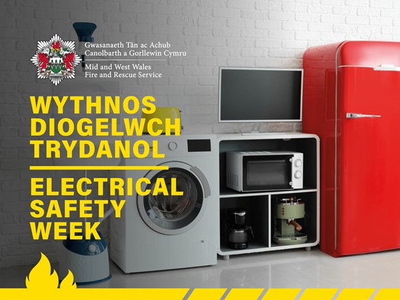 Wythnos Diogelwch Trydanol 2023 – Eich cadw chi a'ch cartref yn ddiogel.: Electrical Safety Week 2023-2