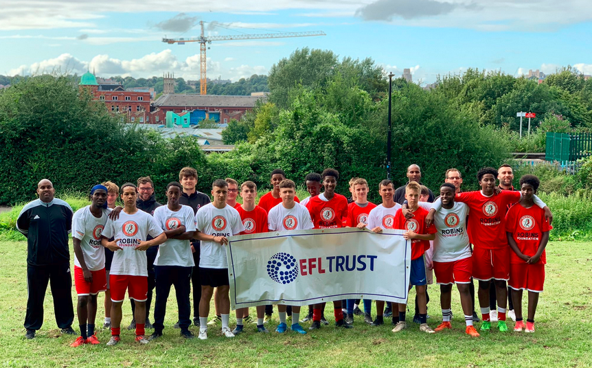 Young people from across Bristol take part in railway safety workshop and mini football tournament with the rising stars of Bristol City F.C: You vs Train BCFC