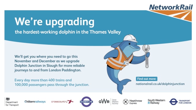 Passengers advised to plan ahead as £27.8m Dolphin Junction upgrade takes place to improve journeys on route to London Paddington: Dolphin Junction CBYT work poster 2026