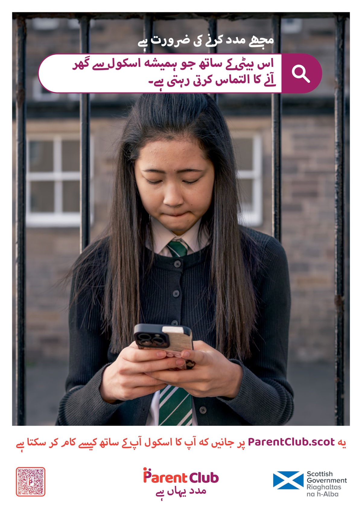 Urdu - A4 Poster - School Attendance