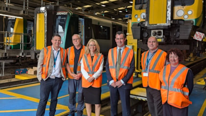 Northamptonshire MP visits Siemens Mobility's Kings Heath Depot to meet apprentices and tour home of the Class 350 Trains: MP Northampton visit