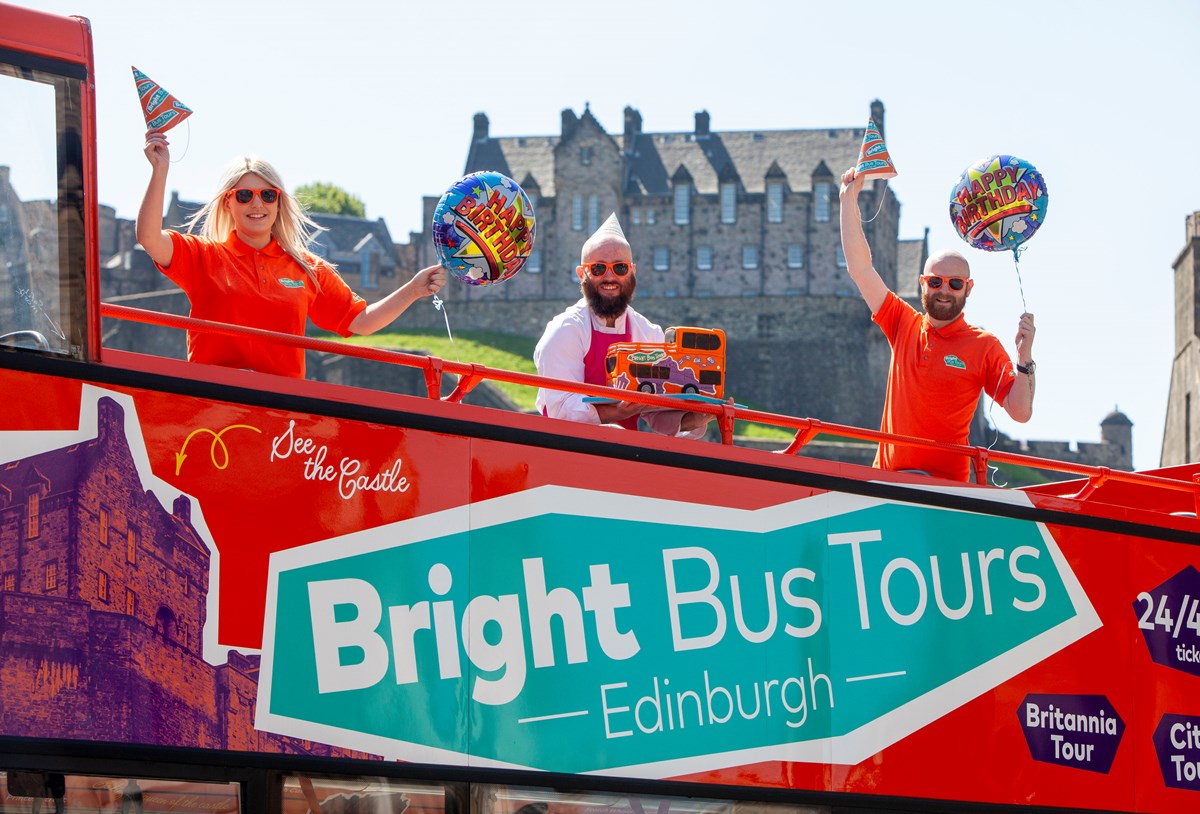 Bright Bus Tours birthday celebrations