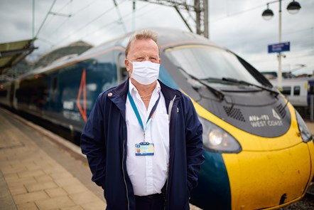 Avanti West Coast Steve Wilson 1: Steve Wilson (Train Driver, Avanti West Coast) at Manchester Piccadilly