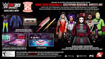 WWE2K20 Originals Southpaw Regional Wrestling
