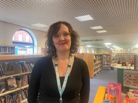 Fleetwood library officer Helen Boone