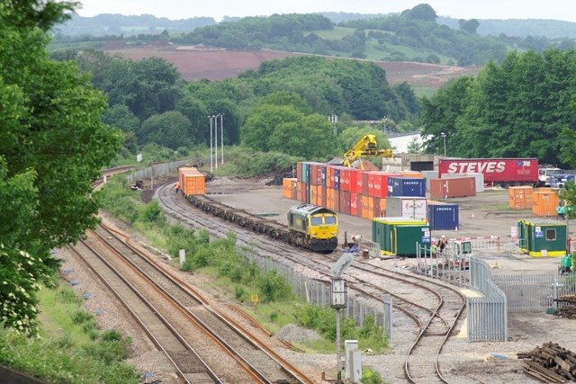 Frieght terminal at Liberty Lane: New freight terminal at Liberty Lane