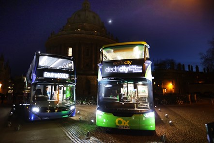 Part of a fleet of 159 new zero emission buses launched in Oxford on January 16th 2024