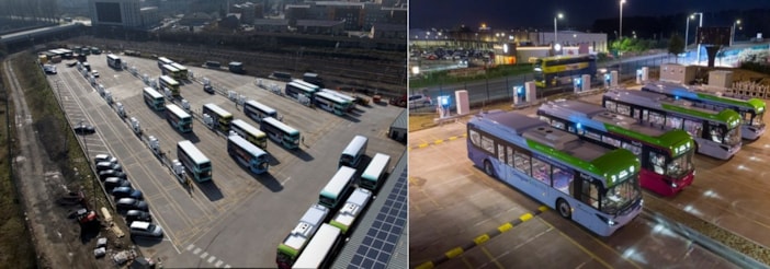 Aerial views of our Caledonia depot in Glasgow