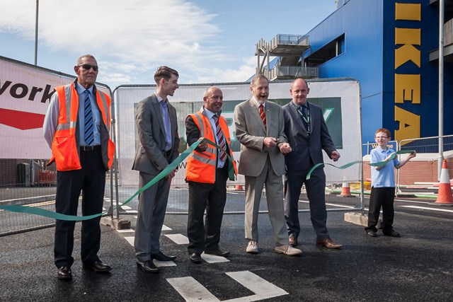 Rebuilt railway bridge reopens three weeks early in Ashton-under-Lyne: Oldham Road bridge, Ashton-under-Lyne, reopens three weeks early