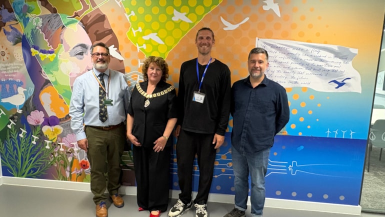 Community art brings Barrow's first university campus to life