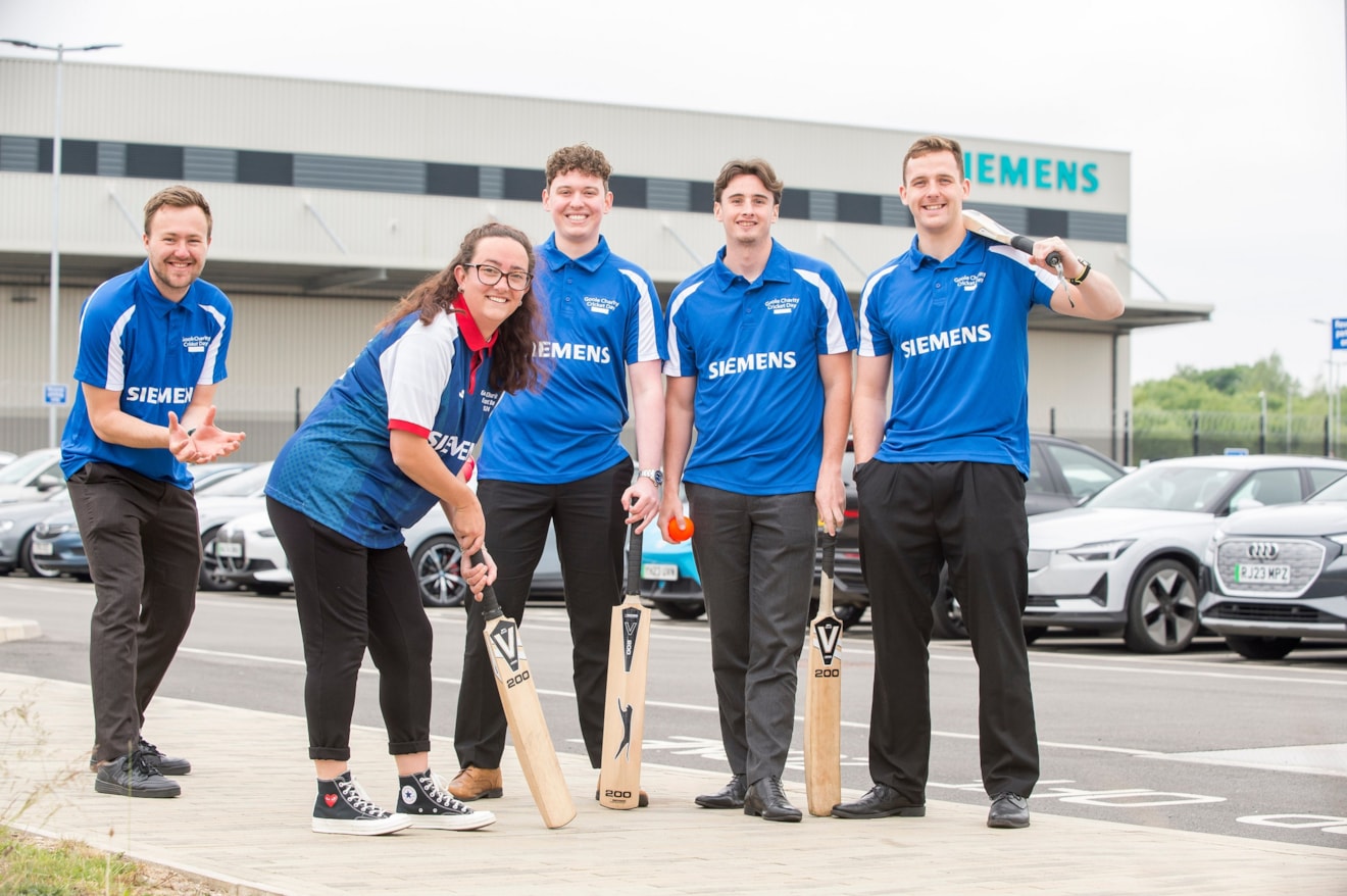 Siemens Mobility Goole cricket volunteers