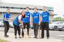 Siemens Mobility Goole cricket volunteers: Siemens Mobility Goole cricket volunteers