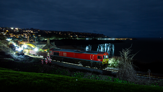 Work on the St Ives bay line as part of the biggest track investment in Cornwall in 60 years