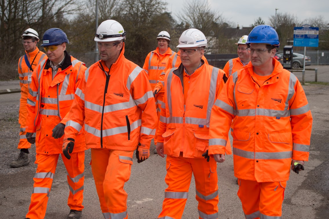 Easter works - Mark Carne visits Twyford: Easter bank holiday 2015
