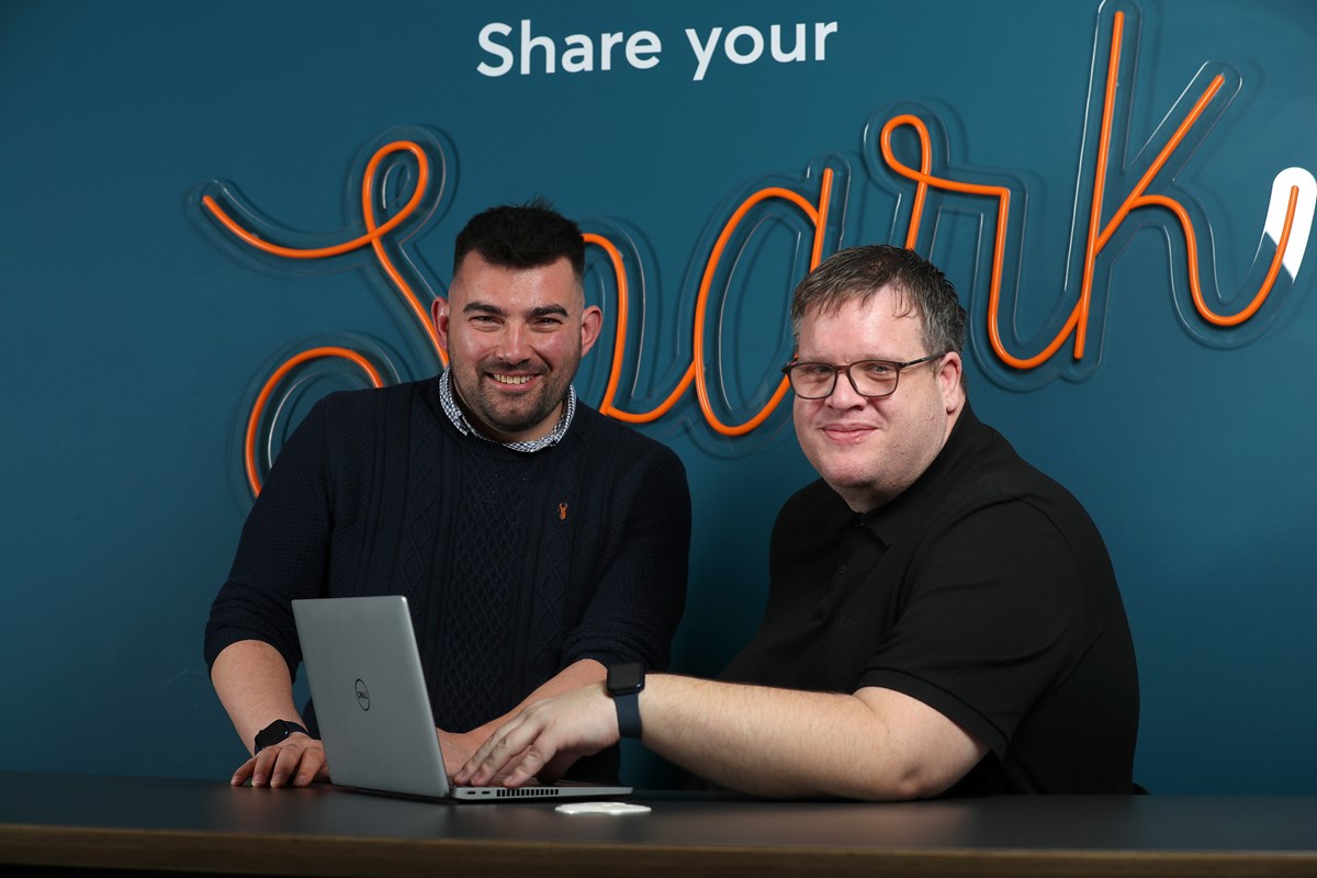 (Left - right): Avanti West Coast Accessibility Social Media Executives, Ricky West and Martin Byrne.