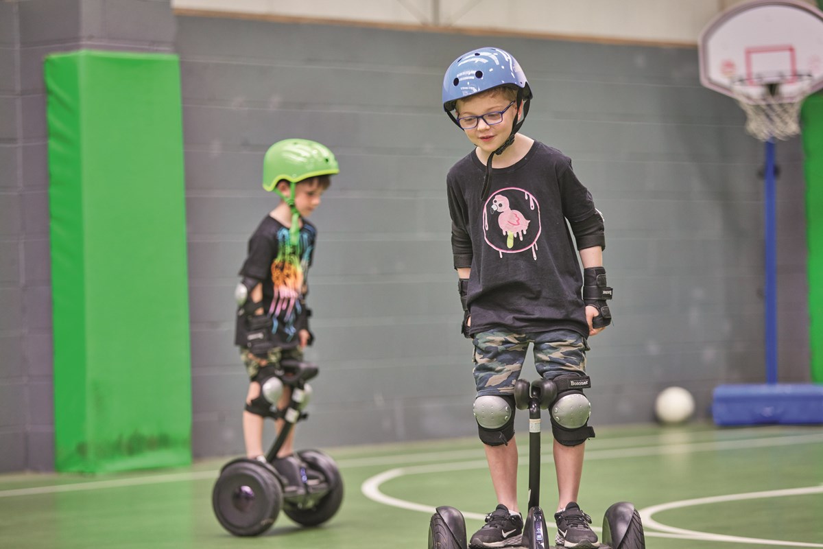 Junior Segways at Thornwick Bay