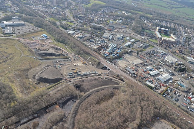 Ravenscraig - Aerial Shot of wider area: Ravenscraig - Aerial Shot of wider area