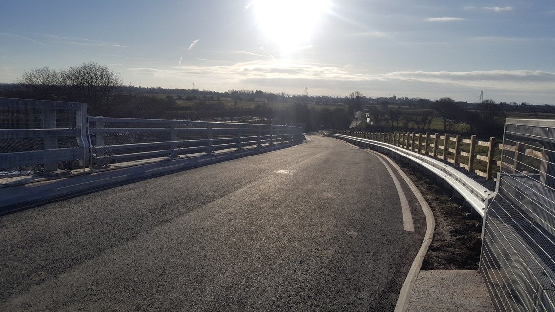 Green Lane road bridge reopens following reconstruction: Green Lane road bridge reopens following reconstruction
