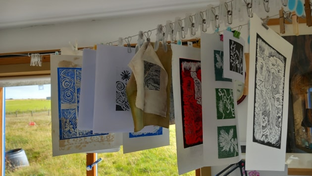 Art in Nature Exhibition coming to Bressay: Art in Nature prints (c) Species on the Edge