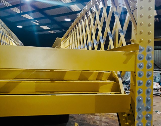 Bridge lift is a step up for Stirling station: Refurbished Stirling station footbridge deck Hi Res