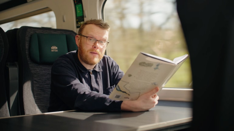 Trackanory: Huw Stephens brings another legend to life in storytime series celebrating The Line to Legend Land