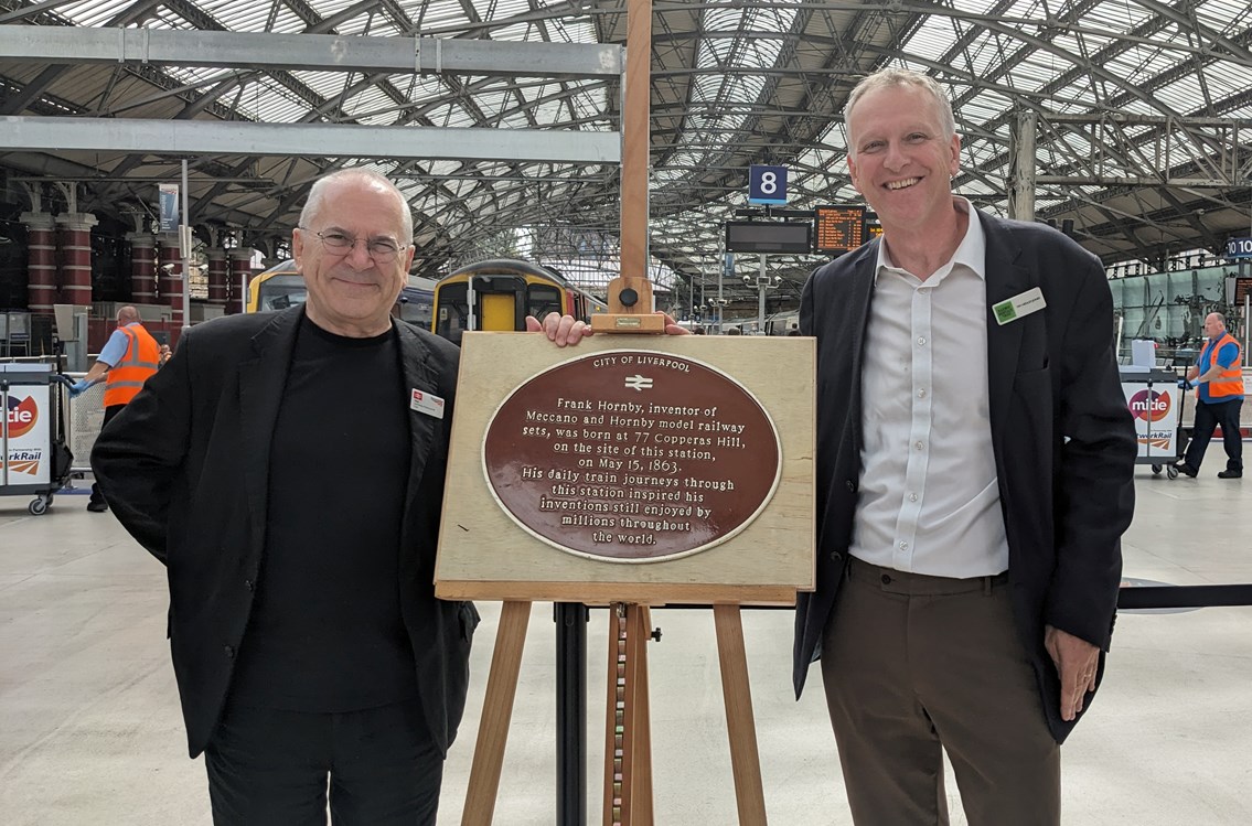 Lord Peter Hendy, Network Rail chairman (L) and Tim Hedley-Jones, Railway Heritage Trust director (R)