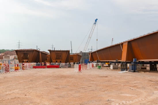 River Cole steel segments before they were moved into place: River Cole steel segments before they were moved into place