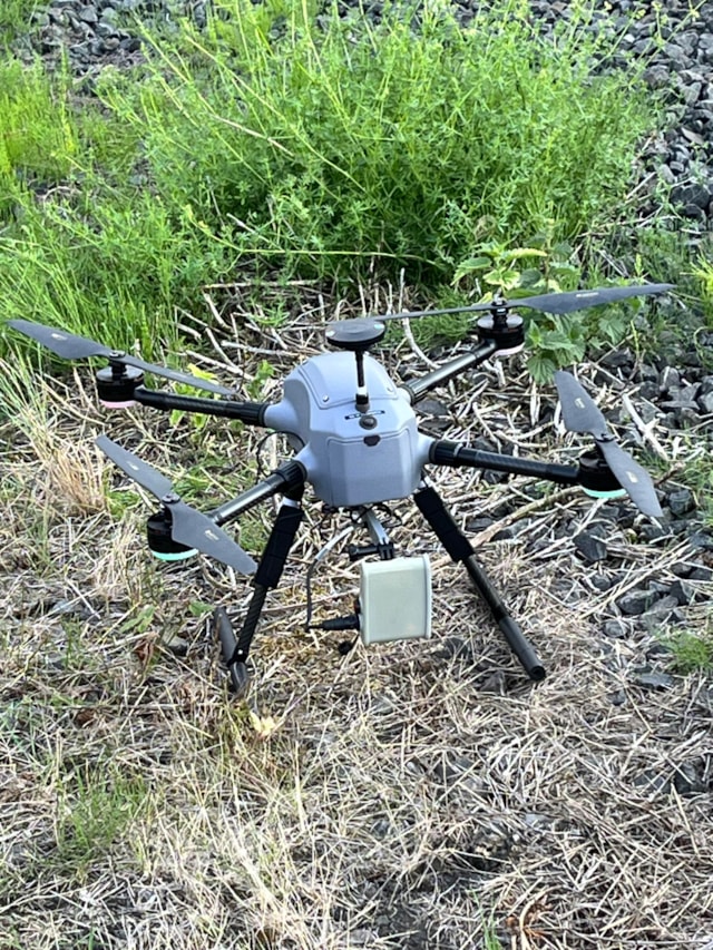 Drone Major drone on ground