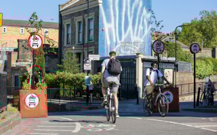 An existing low traffic neighbourhood in Hackney