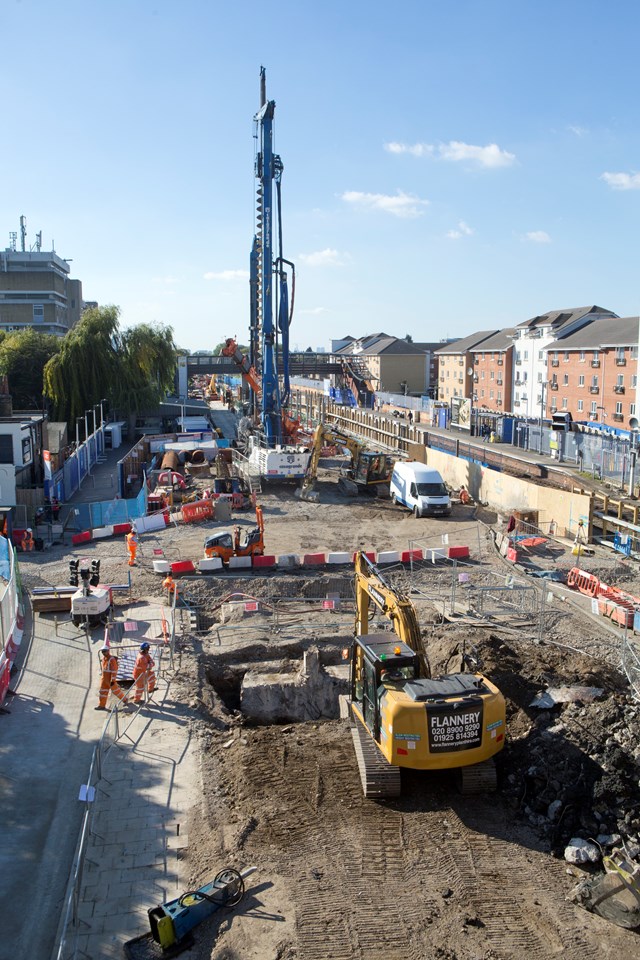 Abbey Wood Station works October 2015 209821