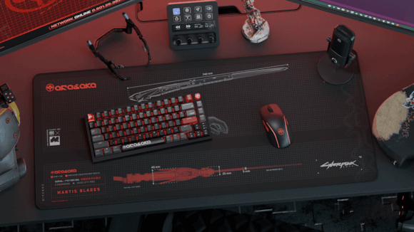 CORSAIR i CD PROJEKT RED upamiętniają pięć lat Cyberpunka 2077, przemycając ekskluzywne wzory klawiatur, myszy i podkładek inspirowane Arasaką: Cyberpunk Image1