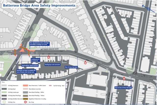 TfL Image - Battersea Bridge proposals 3