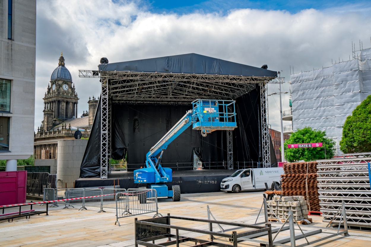 Summer Series stage: A spectacular outdoor stage has appeared on Millennium Square as the city prepares for the showstopping Summer Series to return this week.

The square is once again preparing to host a programme of standout live music concerts throughout the summer from June 26 until July 11 2026.