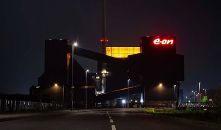 Blackburn Meadows at night