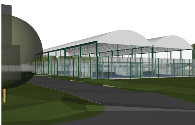 Gosport Padel Courts - Artist Impression