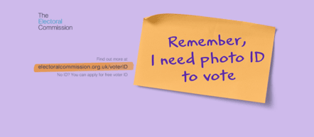 Bring Voter ID to vote