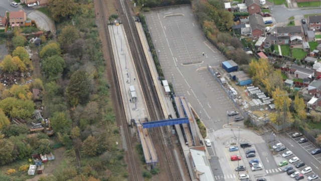 Reminder: Rotherham track renewal means changes to journeys over next two weekends: Swinton station 2