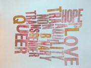 LGBT project artwork 2: LGBT history project funded by the National Lottery Heritage Fund - artwork