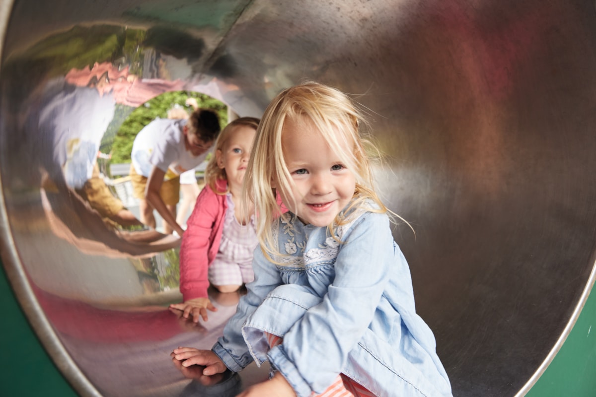 Outdoor play area at Church Farm