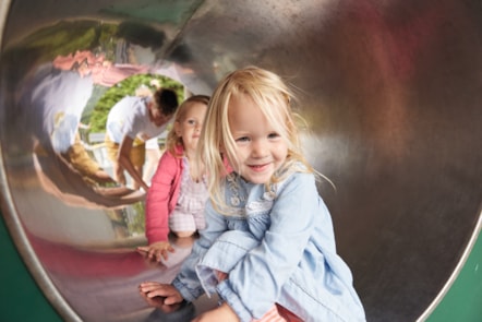 Outdoor play area at Church Farm
