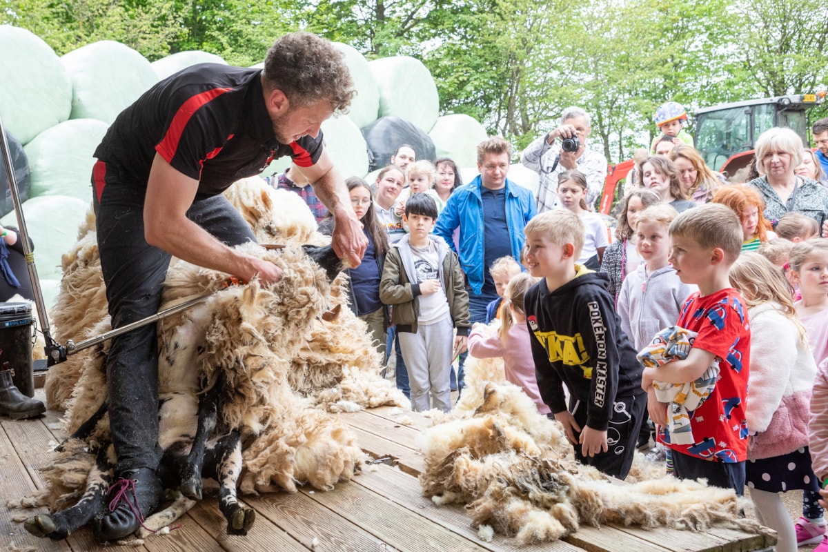Cammy Wilson in action at the National Museum of Rural Life.  Photo © Ruth Armstrong (1)