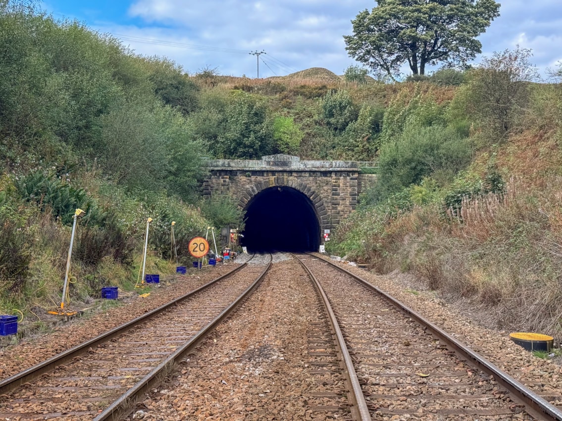Eaves Tunnel entrance wide shot September 2026