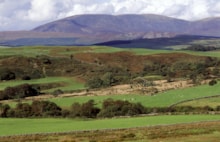 Cairnsmore ©Lorne Gill/NatureScot: View north over farmland looking towards Cairnsmore of Fleet NNR. Dumfries and Galloway. ©Lorne Gill/NatureScot